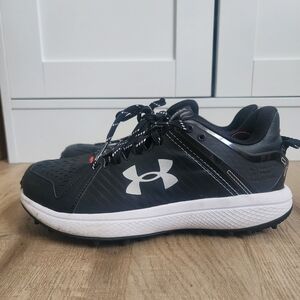 Under Armour Kids Black and White Sneakers